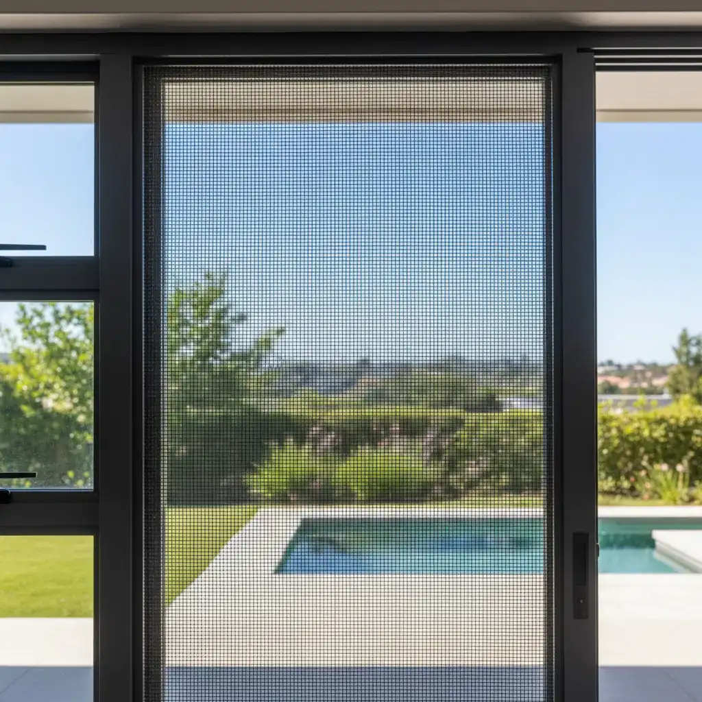 Insect flyscreen installation South Africa. Custom Blinds Shutters & Awnings Garden Route