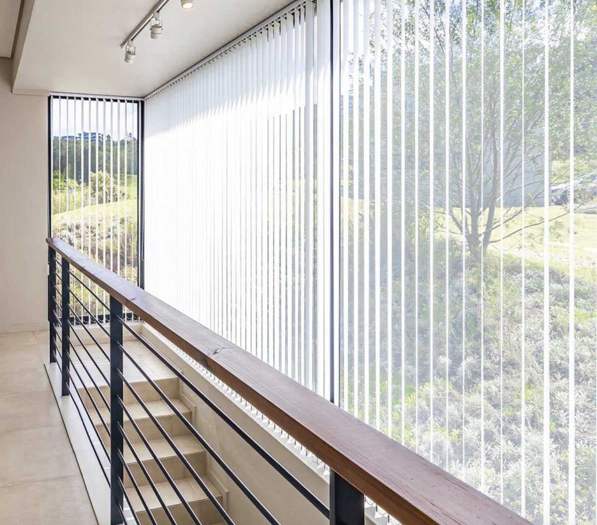 Vertical blinds installed at Simola Estate Knysna by Custom Blinds