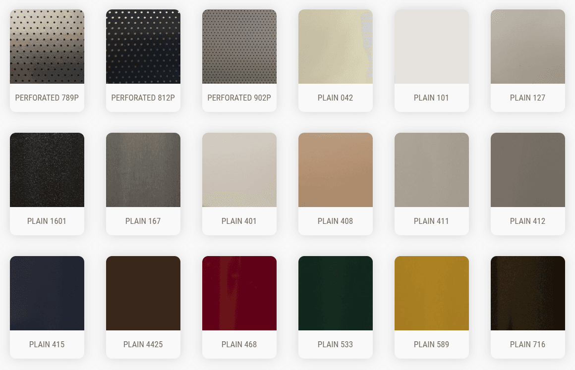 Aluminium Blinds - Plain And Perforated Aluminium Blinds - Plain And Perforated