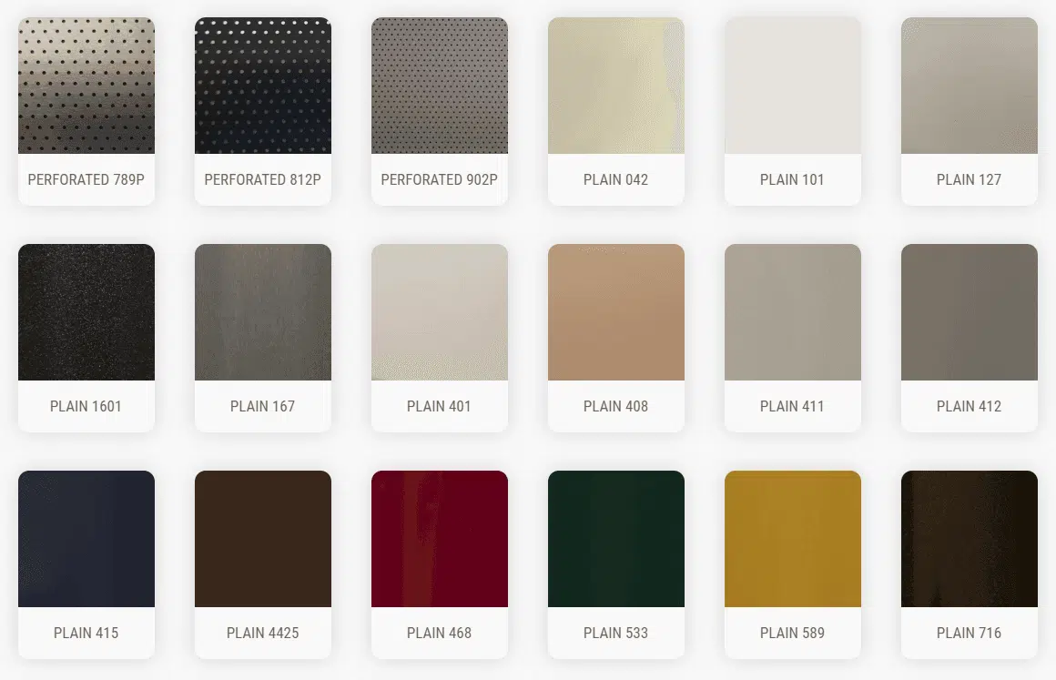 Aluminium Blinds - Plain and Perforated