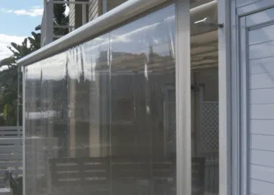 Outdoor PVC and canvas Blinds