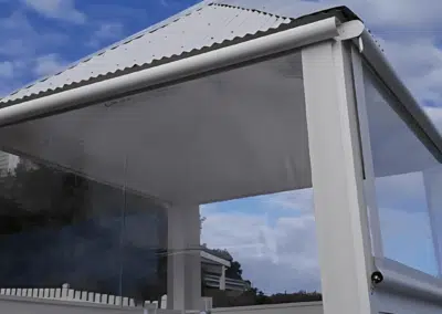 Gazebo PVC Blindson a Thesen island blinds shutters awnings