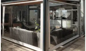 Outdoor Canvas and PVC Patio Blinds by Custom Blinds