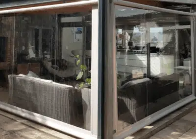 Outdoor Canvas and PVC Patio Blinds by Custom Blinds