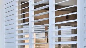 Aluminium Security shutters installed on an outside patio in George South Africa