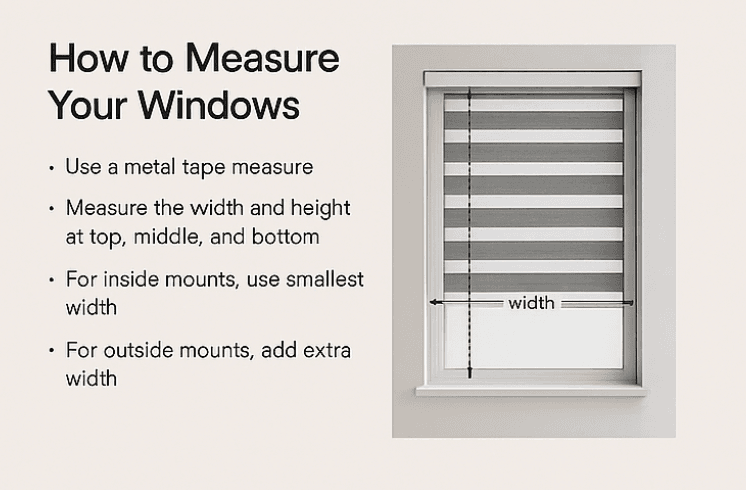 How To Measure For Blinds | Free Guide | Custom Blinds®