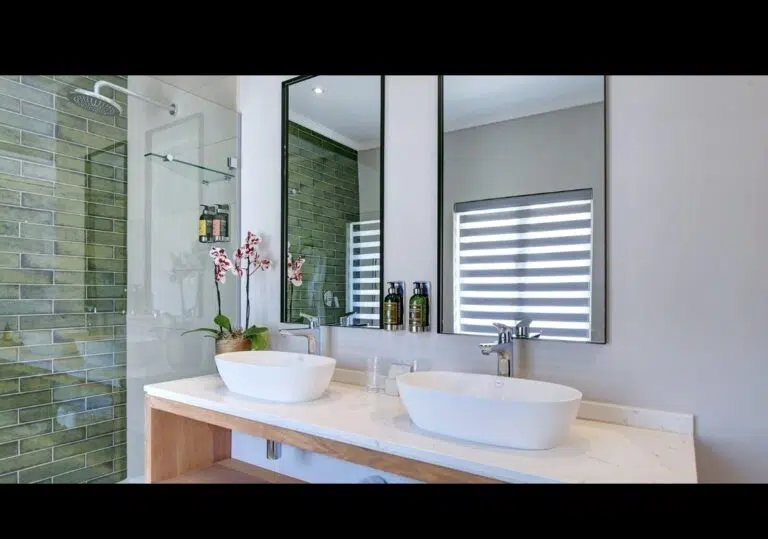 Zebra double roller blinds installed by Custom Blinds in Knysna