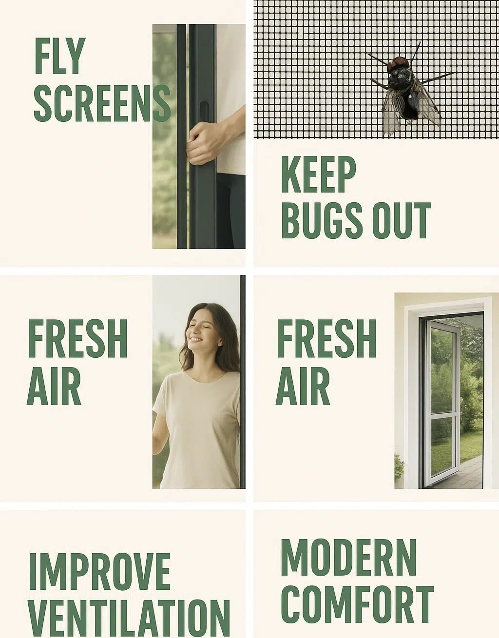 Retractable fly screen for sliding doors — Custom Blinds