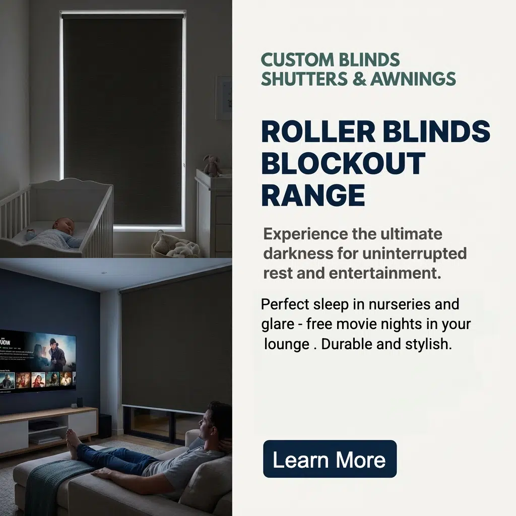Blockout roller blinds range by Custom Blinds South Africa