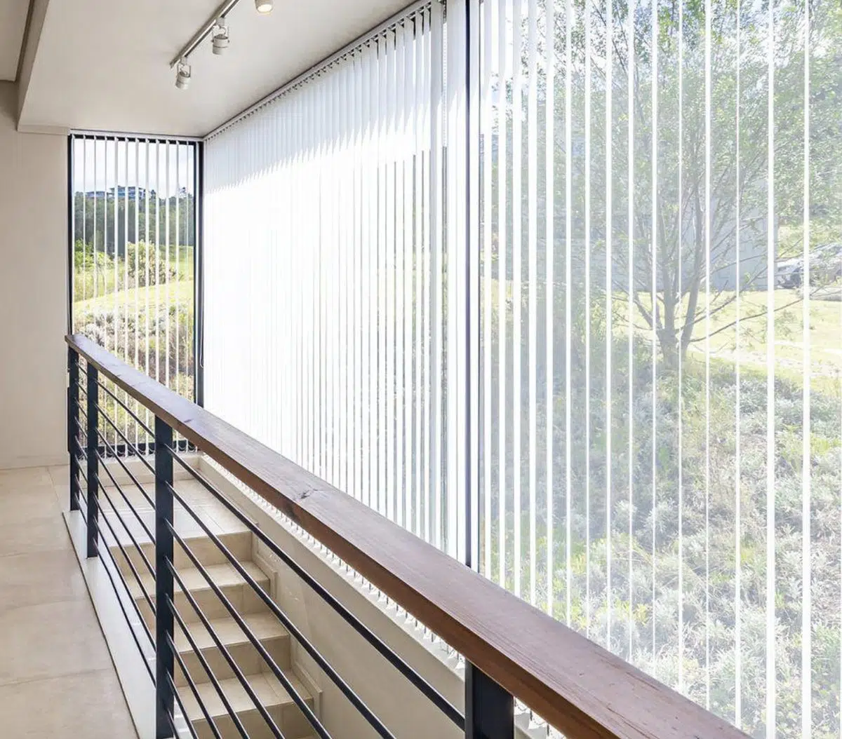 Vertical blinds installed at Simola Estate Knysna by Custom Blinds